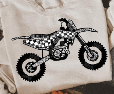 Bike Faux Rhinestone Tee πποΈ