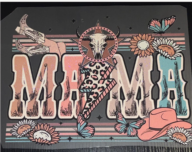 Mama Western Glitter Tee π€ β¨π΅