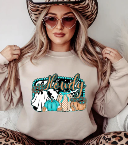 Howdy Teal (Glitter)