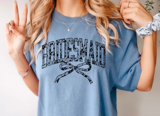 🎀 Bridesmaid Tee – Love, Lace, and Everything Nice!