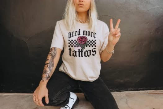 Need More Tattoos Tee 🖤✨