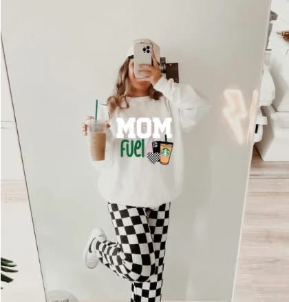 Mom Fuel Green Coffee Tee ☕️💚