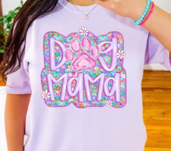 Dog Mama Floral Tee 🐾🌸