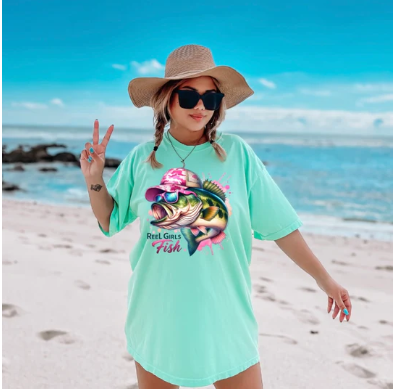 Reel Girls Fish Tee 🎣💪