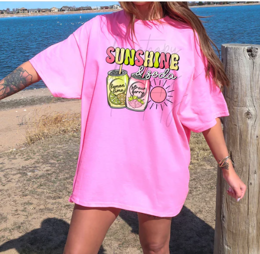 Sunshine and Soda Tee ☀️🥤🌼