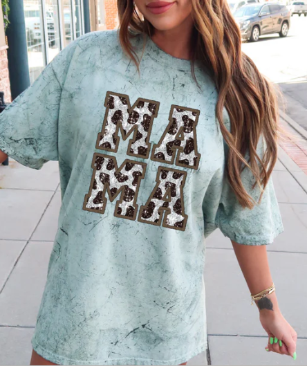 Mama Faux Sequin Graphic Tee ✨💖