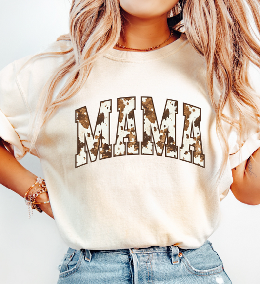 Mama Cowhide Tee 🐄🤠