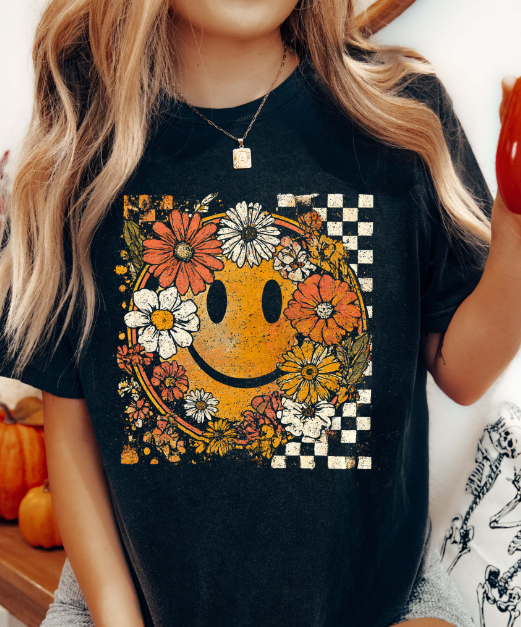 Floral Fall Smiley