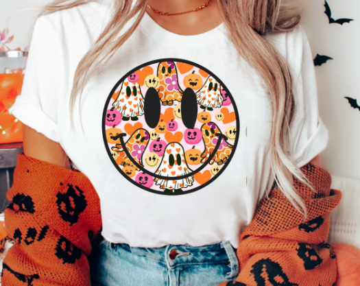 Halloween Smiley Tee
