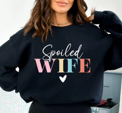 Spoiled Wife Tee (Glitter)