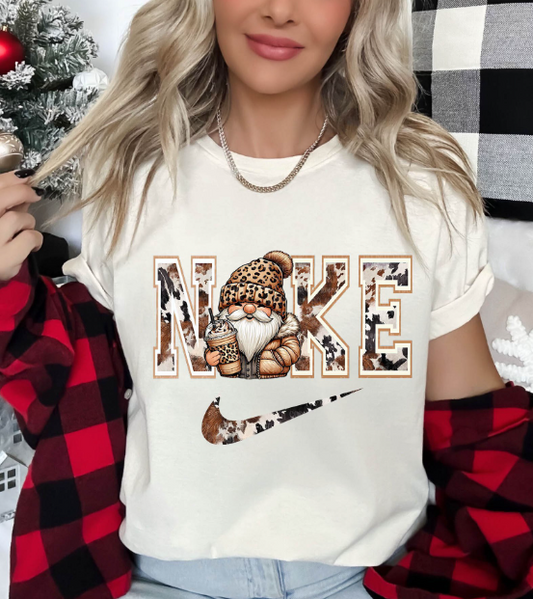 Swoosh Coffee Santa Tee
