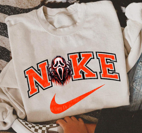 Orange Swoosh Tee