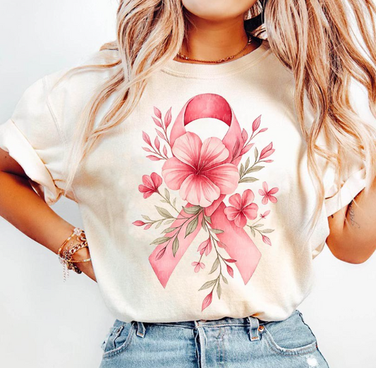 Floral Ribbon Tee