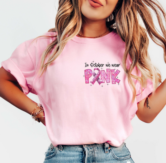 In October Pocket Tee