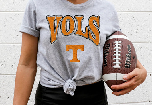 Game Day Ready: Tennessee Vols Patch Tee! 🏈🧡