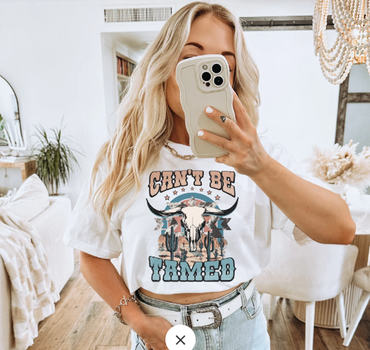 Can’t Be Tamed Tee 🔥🐮