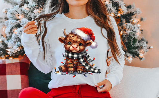 Holiday Cow Tee