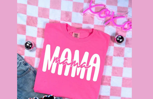 💖 Mama Script Tee – Elegantly Celebrating Mama Love!