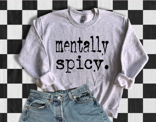Mentally Spicy Tee 🔥🧠