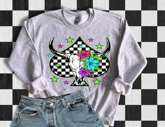 Neon Skull Graphic Tee – Bold, Bright, and Ready to Rock 💀🌟