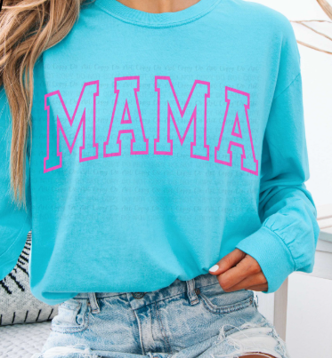 Mama Pink Puffed Graphic Tee 💖✨