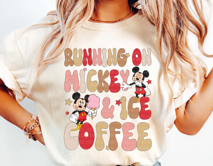 Running on M-I-C-K-E-Y and Coffee Tee ☕️🎶