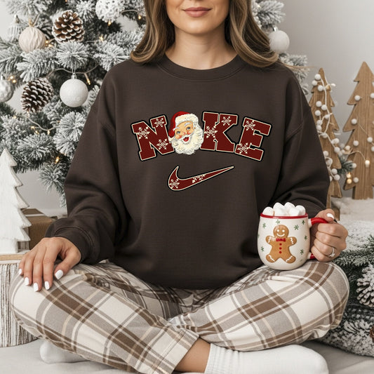 Santa Swoosh (Snowflakes)